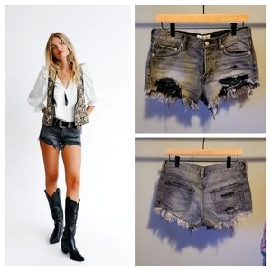 Free People cutoff Jean Shorts
